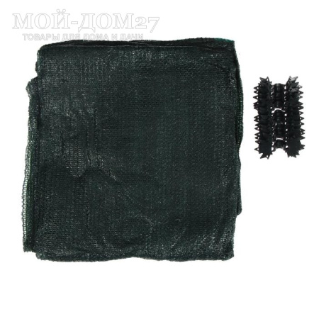 Затеняющая (притеняющая 55%) сетка 3х10 метров | Мой-Дом27 | Комплект: сетка с прошитыми краями - ширина 3 метра, длина 10 метров и клипсы для крепления (длина дуги в теплицы шириной 3 метра - от 5,9 до 5,98 метра).
Идеально подойдет для затенения теплицы из сотового поликарбоната